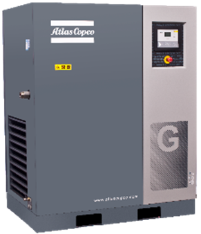 Reihe Atlas 55kw Copco G, Drehöl spritzte Schrauben-Luftkompressoren G55 1 ein