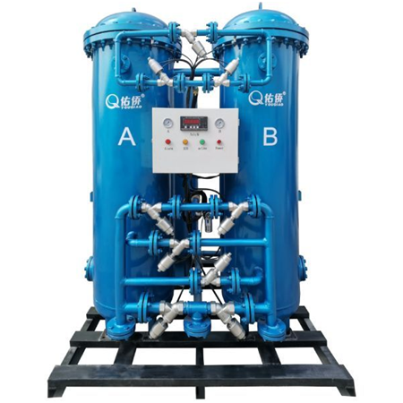 Twin Tower-Stickstoff-Generator mit Reinheit 98%, Stange 6 kühlte Trockner 2