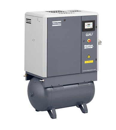 GA7 VSD Atlas Öl des Copco-Schrauben-Luftkompressor-75KW spritzte Art 0 ein