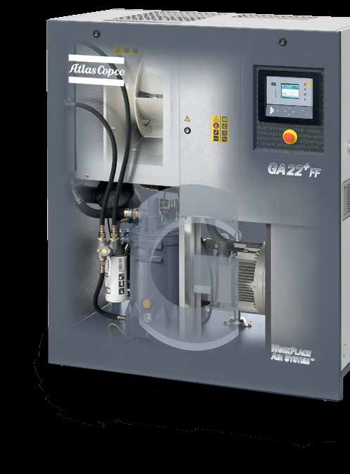 Copco-Schrauben-Luftkompressor 75KW Atlas GA7 VSD ölen eingespritzten Typ 1