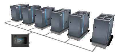 GA7 VSD Atlas Öl des Copco-Schrauben-Luftkompressor-75KW spritzte Art 7 ein