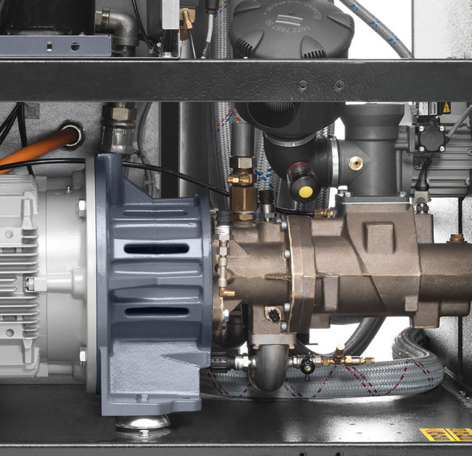 Ölfreier Schrauben-Luftkompressor Atlas Copco mit erstklassiger Spannung 0 LZ Kolben-230V 400V
