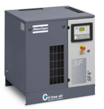 Atlas 22kw Copco-Wasser spritzte Schrauben-Kompressoren AQ 22 VSD ölfreies 1 ein